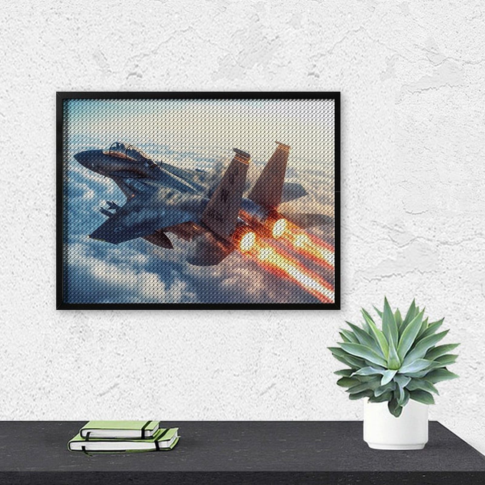 Amazon.com: Military F-15 Ea-gles Fighter Jet Aircraft Diamond